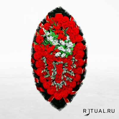 Венок 1,4м "ЗАКАЗ-1,4"